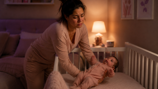 Meu bebê só dorme no colo: é normal? (e o que ajudou de verdade)