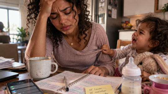 Cansada o tempo todo? Burnout materno: quando não é “só cansaço”