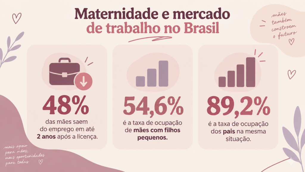 maternidade e mercado de trabalho no Brasil - dados de emprego materno